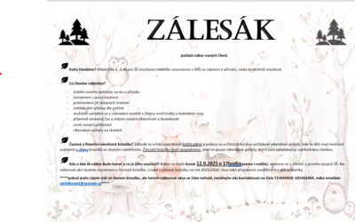 Zálesák – nábor nových členů